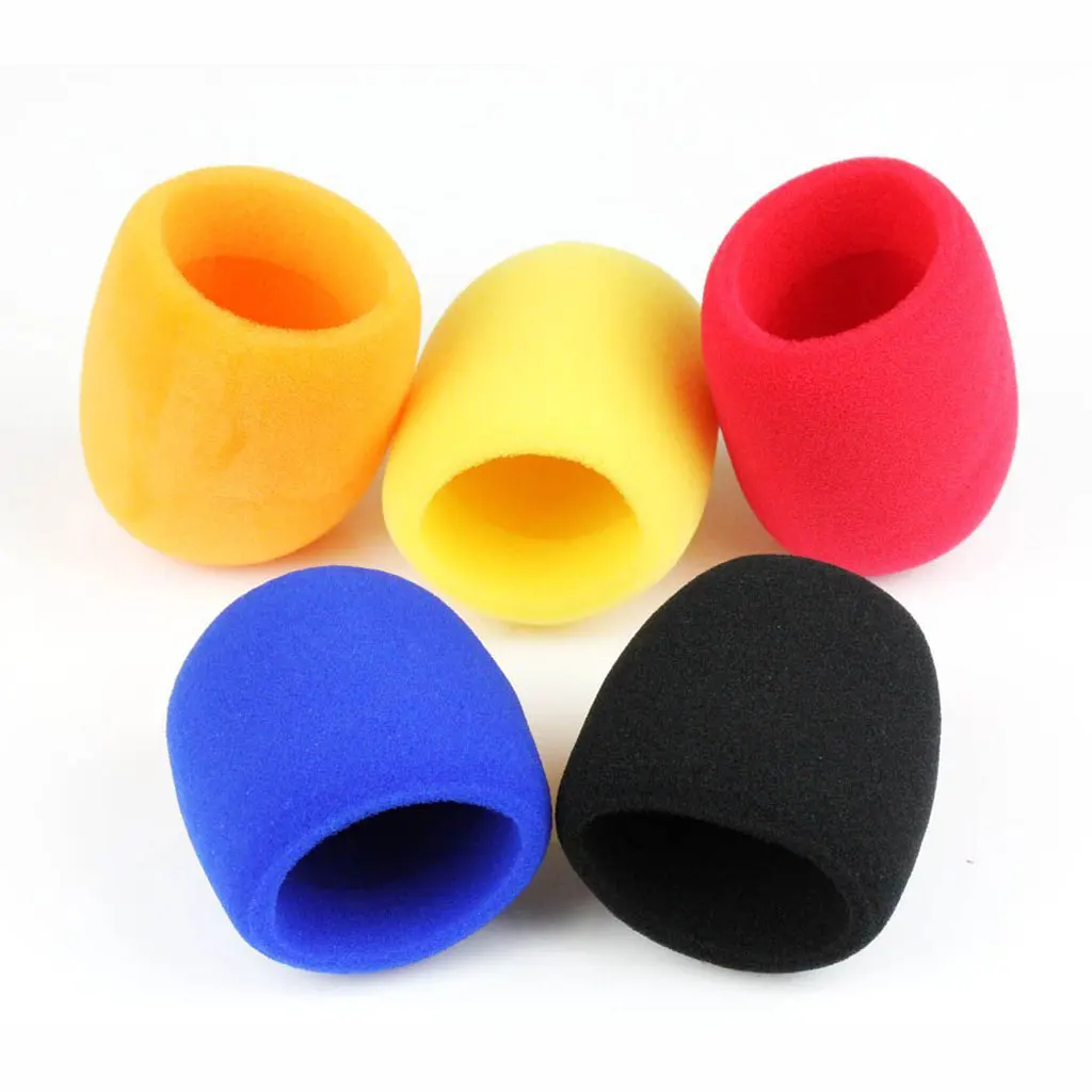 10 шт. Pro Antipop пенка для микрофона крышка губка лобового стекла Щит 5 цветов - купить