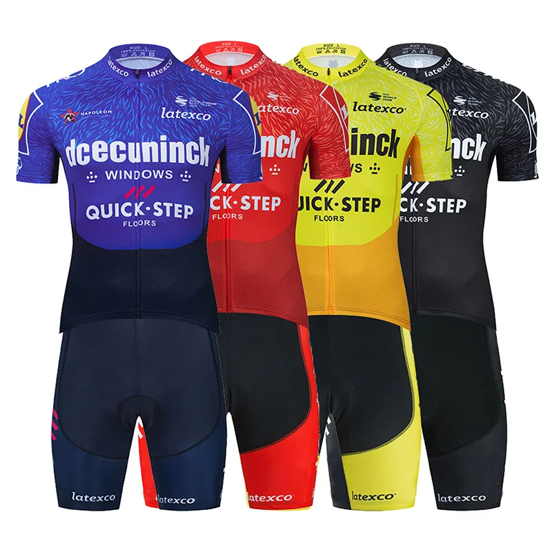 

2021 Belgium Cycling Team Jersey 20D Bike Shorts Set MTB Summer Ropa Ciclismo MenS Bicycle Clothing Maillot Culotte