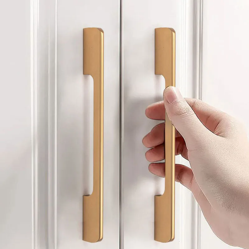 american style black cabinet handles gold aluminum alloy kitchen cupboard pulls drawer knob furniture handle length 600mm 1200mm free global shipping