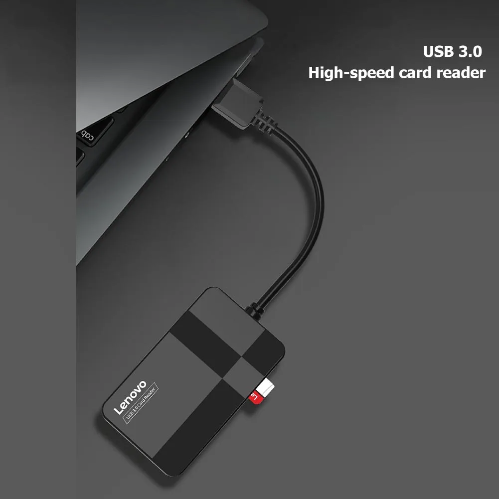 Кардридер Lenovo D302 USB 3 0 5 Гбит/с 4 в 1 |
