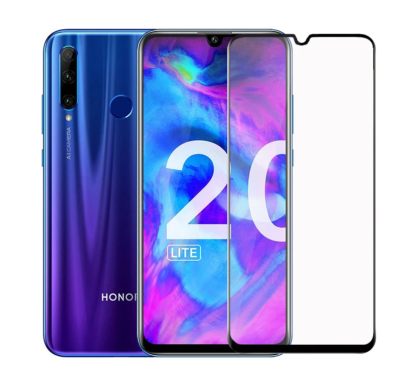 15D изогнутое закаленное стекло на Huawei Honor 9X20 Lite Pro 20i Защита экрана для 20 20Pro i