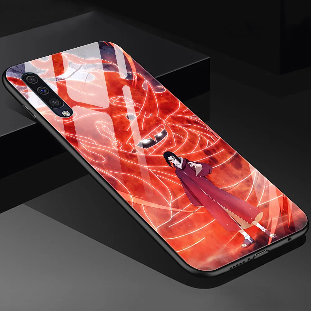 

Naruto Case For Samsung A50 A70 A20 A40 A51 A71 A20E S10 S20 S9 S8 S7 Edge Ultra Puls Note 10 9 8 Plus Glass Phone Cases Cover
