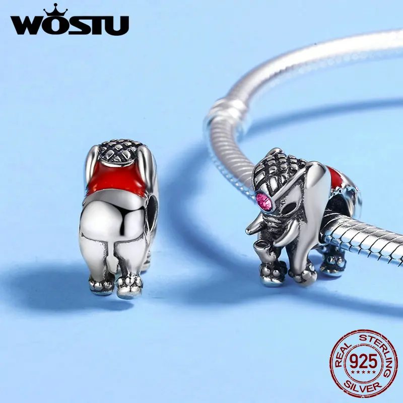 Шарм-подвеска из серебра 925 пробы в виде слона | Украшения и аксессуары