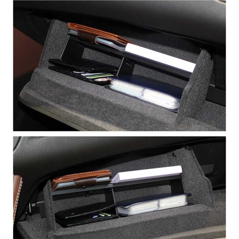 

Car Glove Interval Box Storage Co-pilot Glove Box Interval For Buick ENVISION Accessories Console Tidying Co-pilot Storage Box