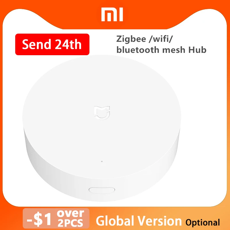 Xiaomi многомодовых Умный домашний шлюз 3 глобальная версия ZigBee Wi Fi Bluetooth сетки