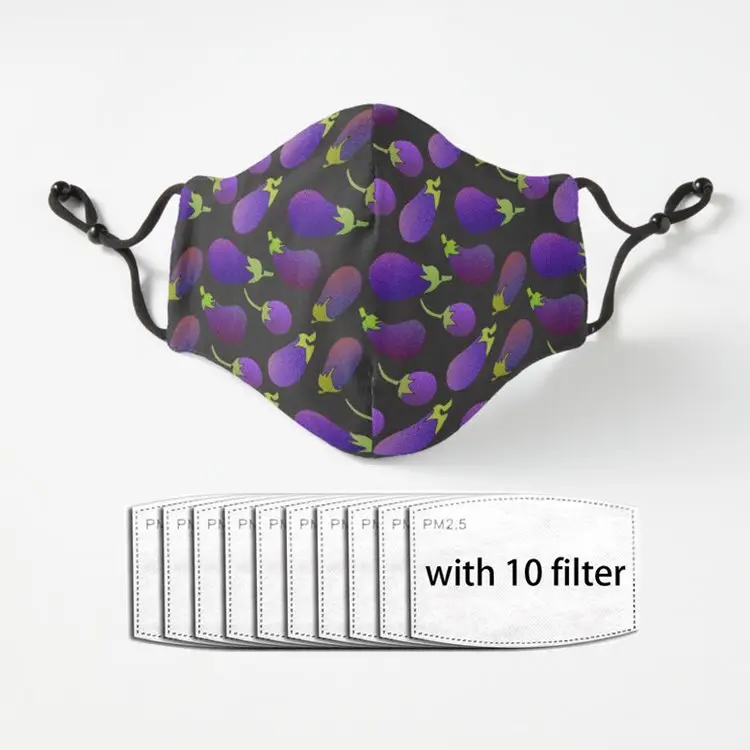 

Маска для лица с фильтром, Пылезащитная, моющаяся