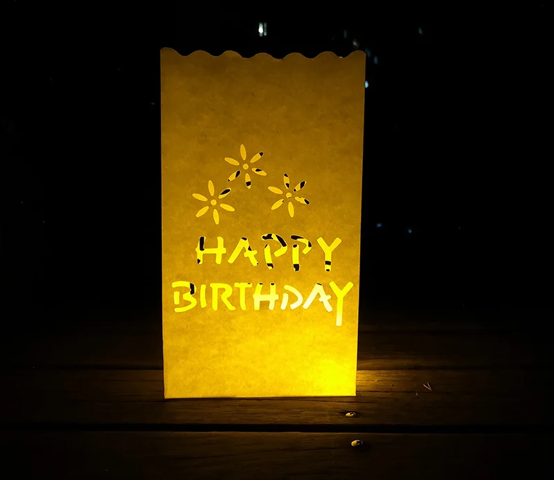 30 шт./лот Сердце держатель для чайной свечи Luminaria бумажный Свеча-фонарь сумка для рождественской вечеринки наружное свадебное оформление