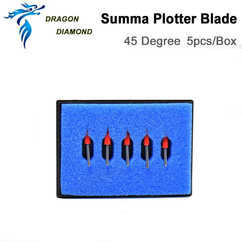 Режущие лезвия DRAGON DIAMOND Summa D 5 шт. 45 градусов резак для режущего плоттера - купить
