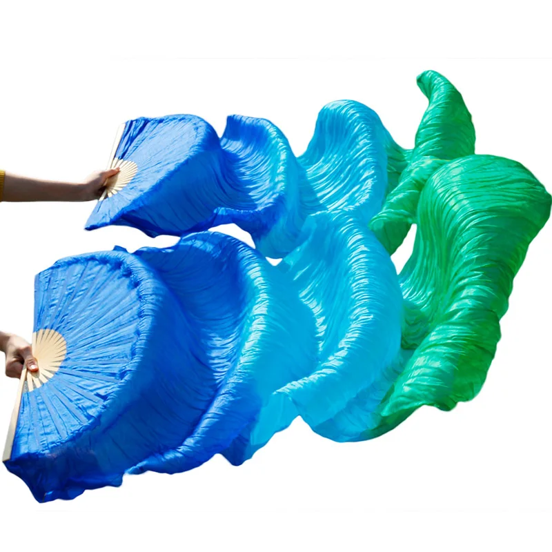 Вуаль для танца живота многоцветная окрашенная вручную 100% натуральный