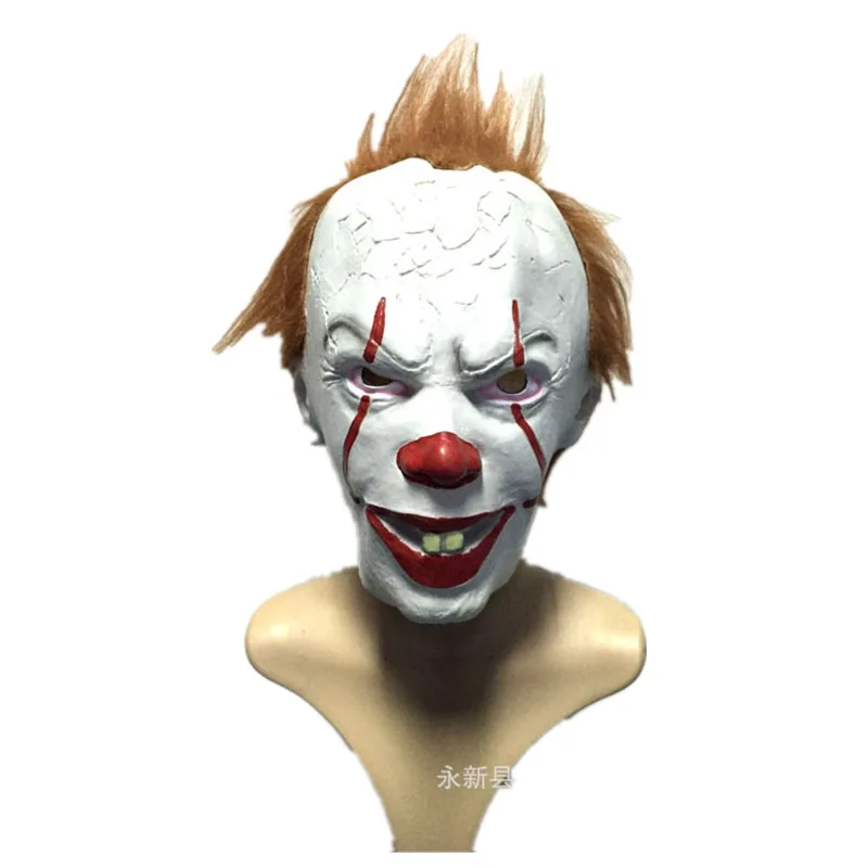 Mask 2 Стивена Кинга это Джокера женские кожаные ботинки Косплэй обувь, Маска Клоун мужские девушки зимние сапоги на заказ Хэллоуин Рождество - Цвет: Mask 2