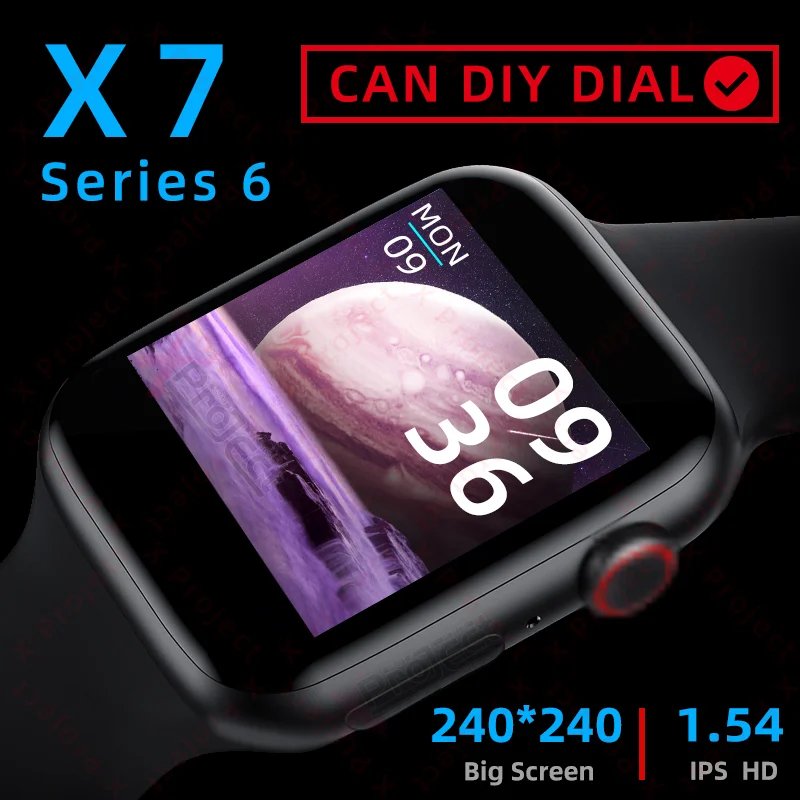 X7 smartwatch 2020 IWO Smart watch Men Women Fitness bracelet Call Heart Rate Pedometer Watches pk X6 W26 t600 t500 amazfit neo |
