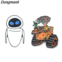 lt135 anime icons robot enamel pin brooches cartoon creative metal brooch pins badge backpack bag collar jewelry kids gifts