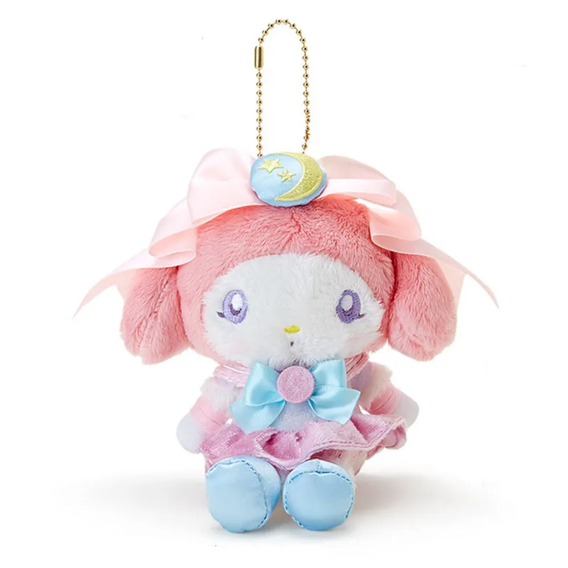 

New Kawaii Anime Moon Rabbit Bunny Mini Plush Keychain Kids Stuffed Toys Small Pandent For Children Gifts 14CM