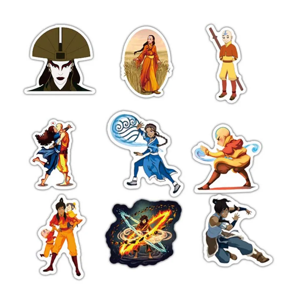 50 шт./компл. Аватар последняя наклейка Airbender s аниме мультяшная смешные DIY багаж