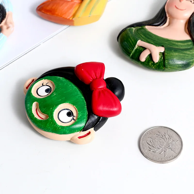 Магнит на холодильник в скандинавском стиле ins креативное украшение 3d персонажи