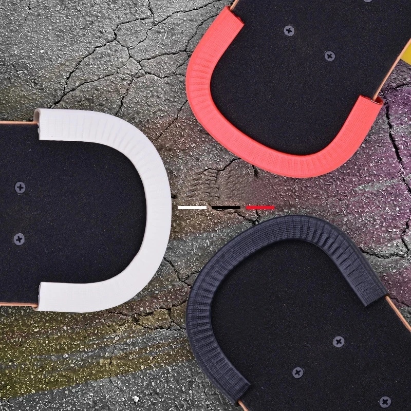 

3Pair Universal 35cm Skateboard Deck Guards Protector U Design Rubber Bumpers Bump Long Board Dance Board Crash Rubber Strip