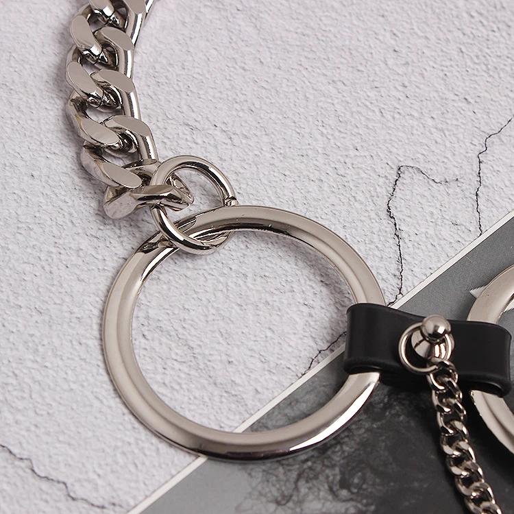 

Wide Link Chain Waist Belt Women Punk Street Alloy Ring Link Pant jean Belts Hip Hop DJ Street Aluminum chain Necklace Choker