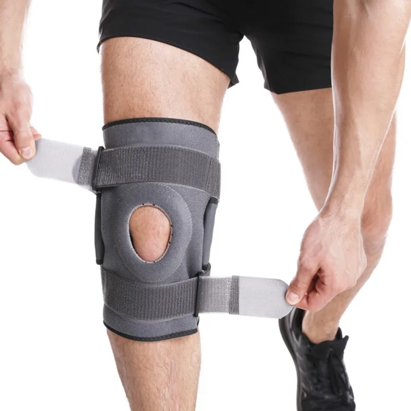 

Knee Pads Hinged Knee Brace Strap Support Wrap Compression Sports Gear