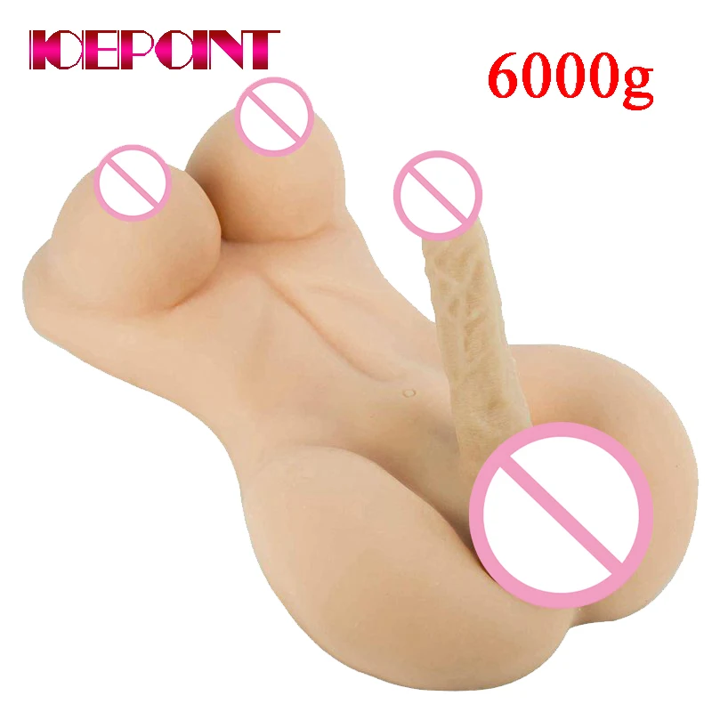 Большая грудь цельная силиконовая Божья коровка Секс кукла с пенисом и анальным