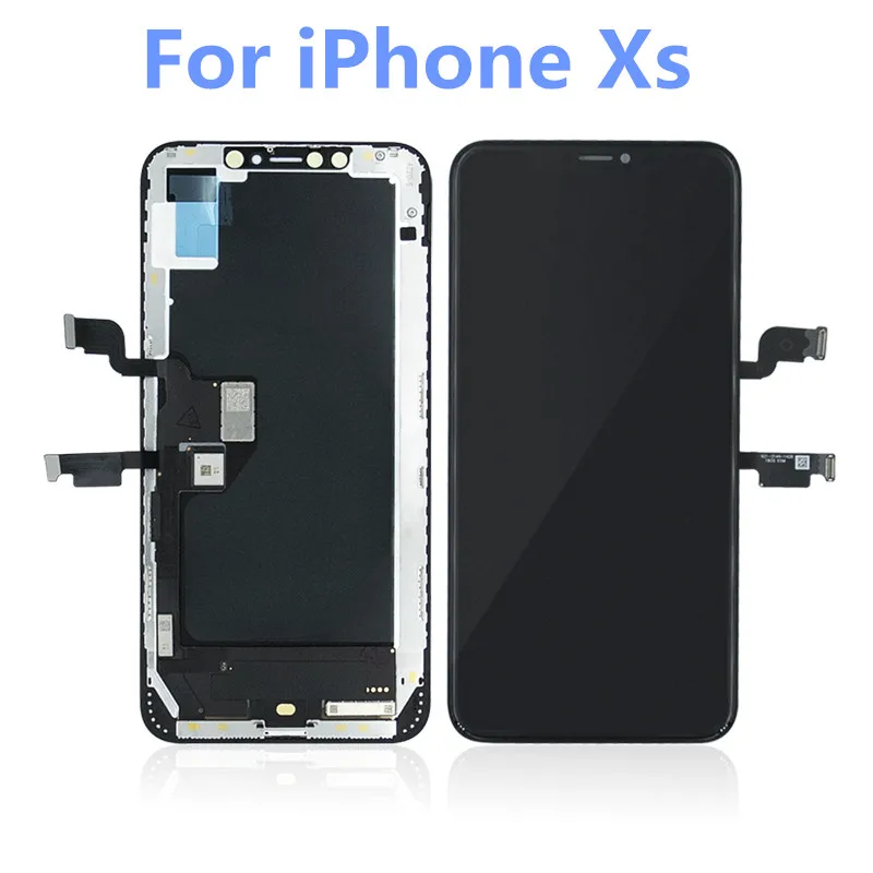 1 шт. ZY OLED качественный ЖК-экран для iPhone X XS XR 10 5," ЖК-дисплей OLED дигитайзер сборка Замена 3D