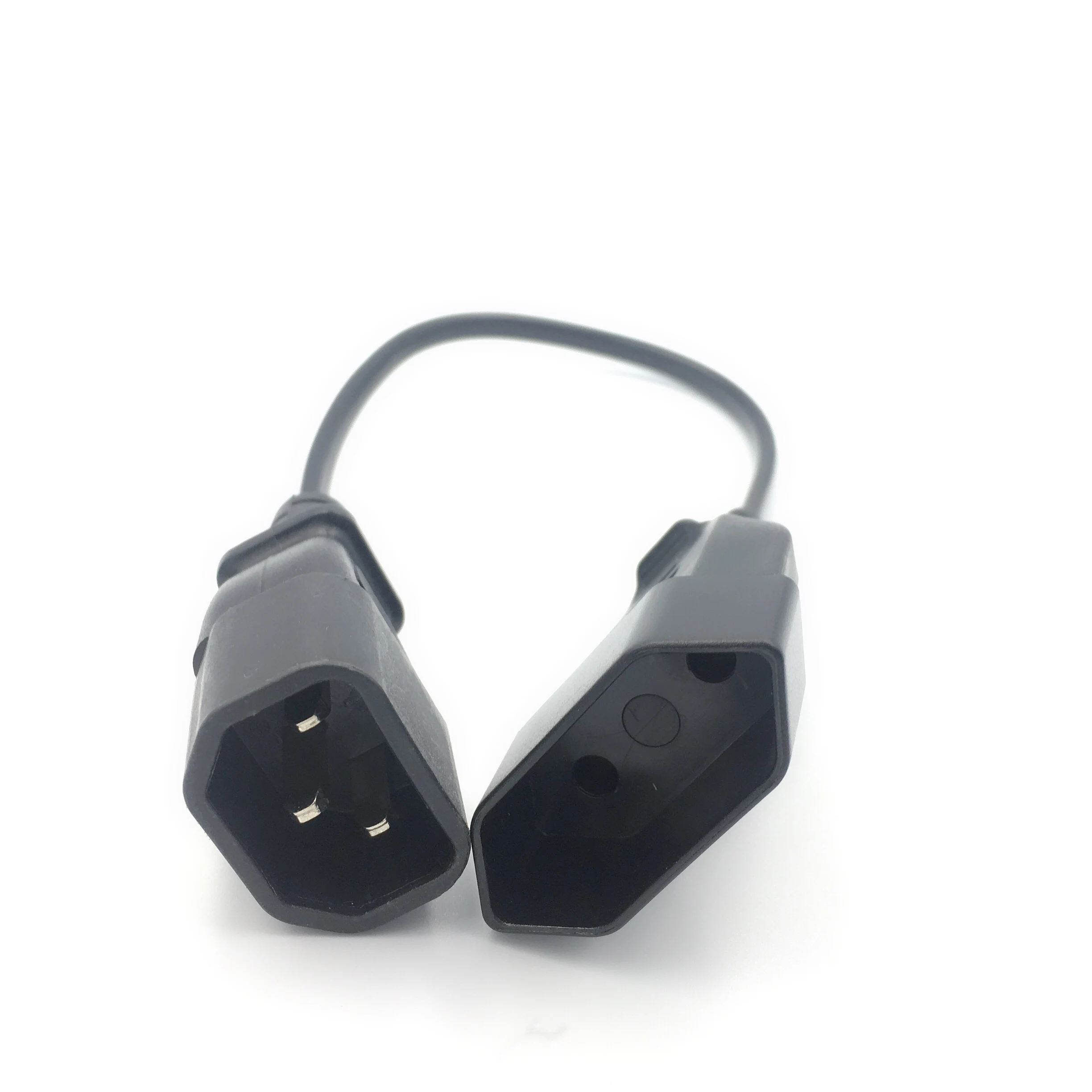 Европейская розетка шнур питания штекер IEC 320 C14 Schuko CEE7/16 2 контактный гнездовой