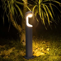 waterproof led garden lawn lamp modern aluminum pillar light stigma lamp outdoor villa courtyard landscape bollards light