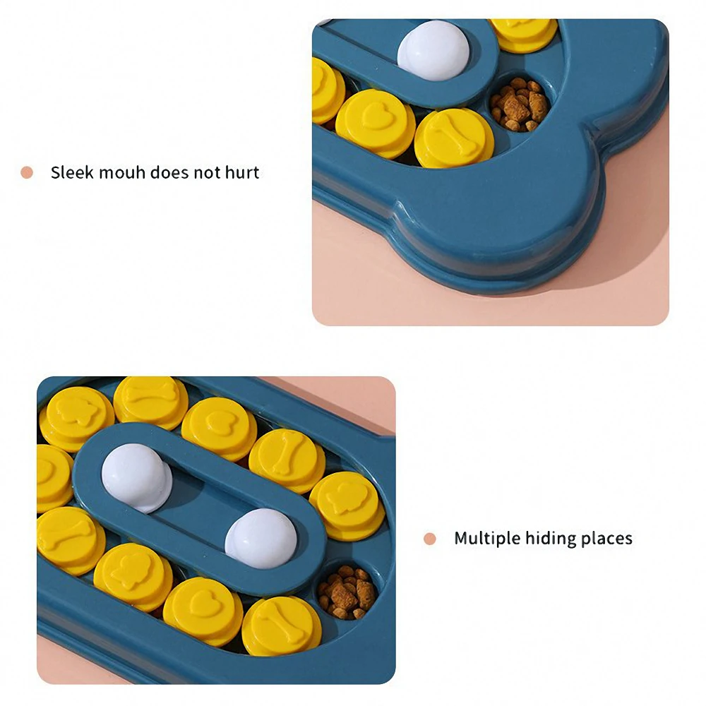 Поддон для костей домашних животных Интерактивная подставка корма собак защита