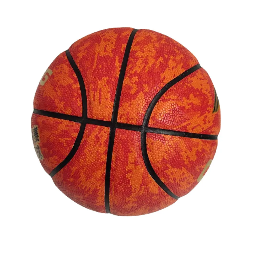 

Разноцветный профессиональный баскетбольный мяч № 7 из полиуретана для улицы в помещении для соревнований тренировочный износостойкий ба...