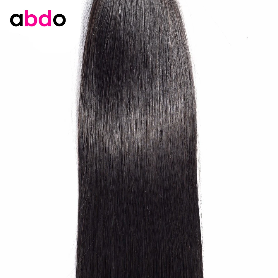 Abdo бразильские прямые 100% человеческие волосы 1 шт. пучки волос 28 30 дюймов