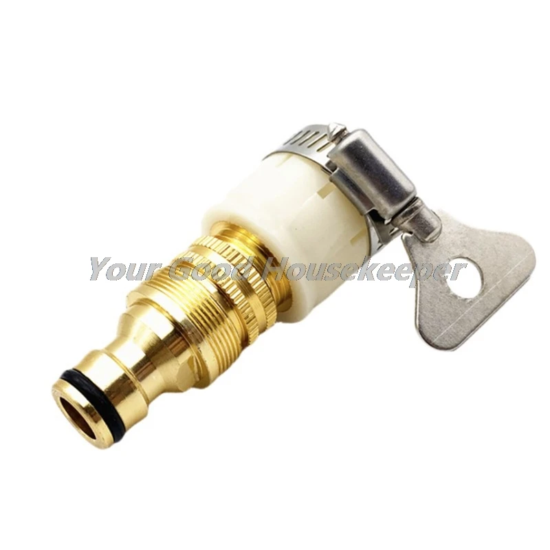 

15mm-23mm Universal Kitchen Hose Adapter Metal Faucet Connector Mixer Hose Tools