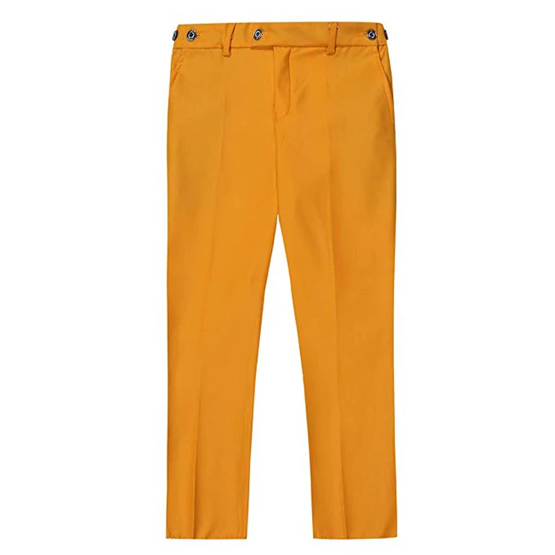 Официальные костюмы светло-желтого цвета классический приталенный костюм из