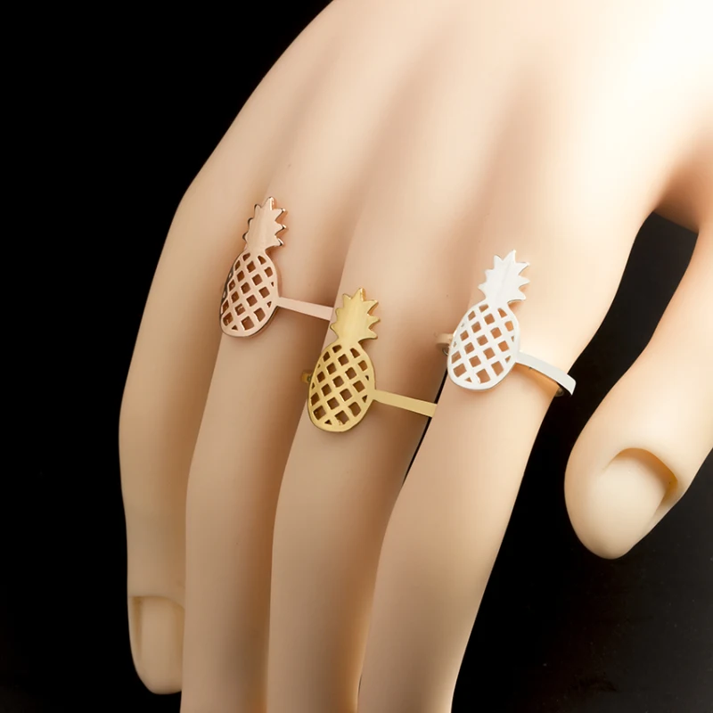 Минималистичное ювелирное изделие кольцо с ананасами Anillo 2019 лучший подарок
