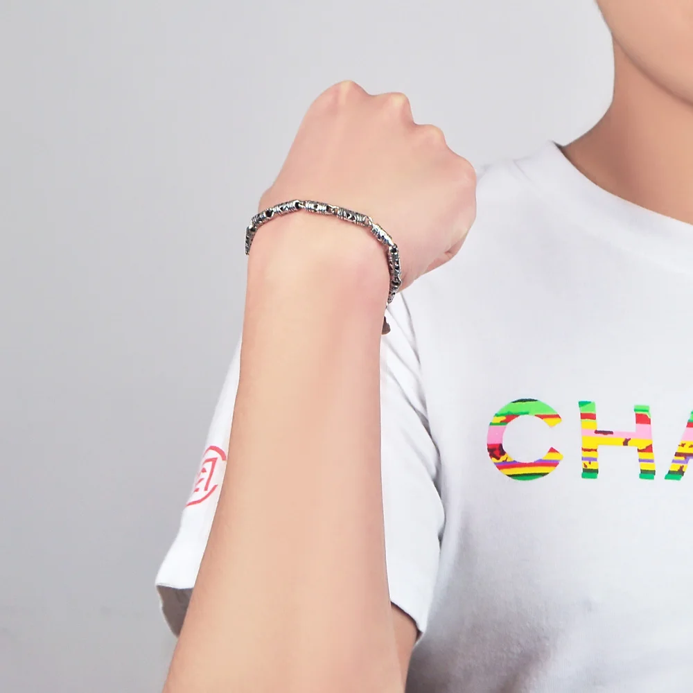 925 Thai silver chain Retro style men women bracelets noble wedding gift party fashion jewelry Christmas gifts | Украшения и