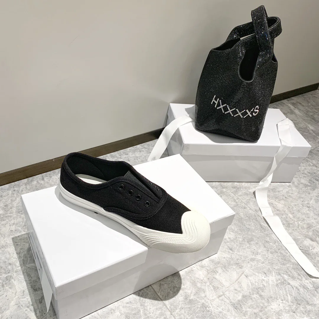 

2021 New White Shoes Flat Bottom Slip-on Loafers Low-Cut All-Matching Casual Shoes Female