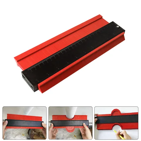 Ручной инструмент для работы по дереву, дупликатор контуров, измеритель обрезки ламината, 10 дюймов - изображение