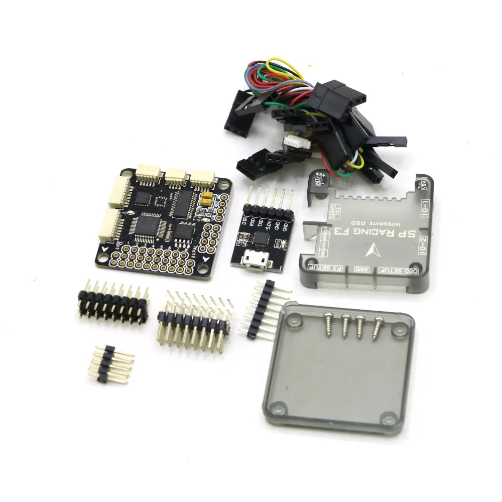 

1pcs SP Racing F3 Flight Controller OSD Integrated Acro Version with Case for FPV RC QAV DIY Racing Drone Multicopter