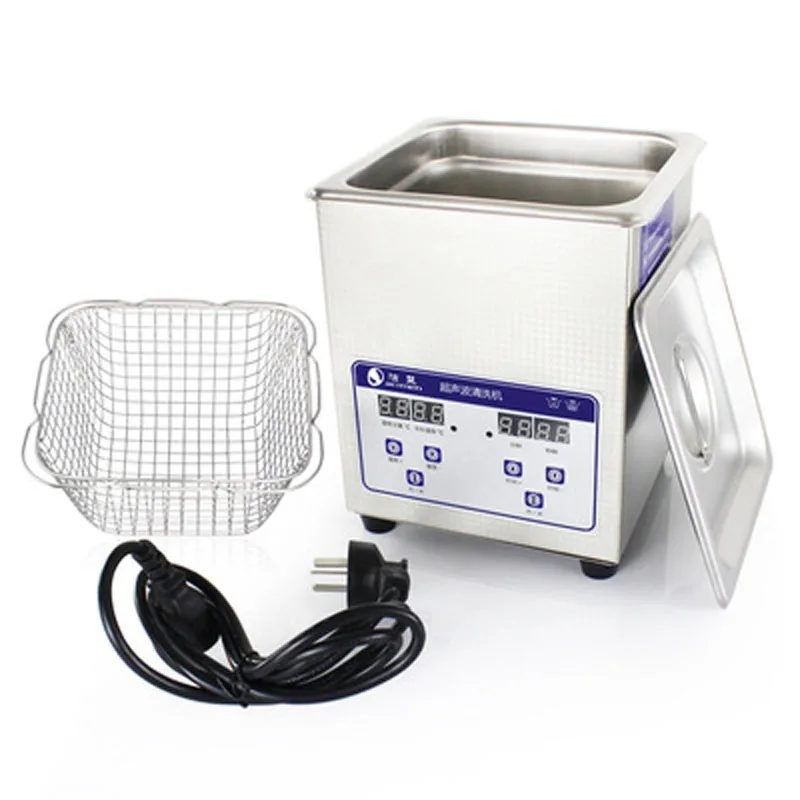 Ультразвуковой очиститель 2 л с цифровым таймером для очистки золота ювелирных