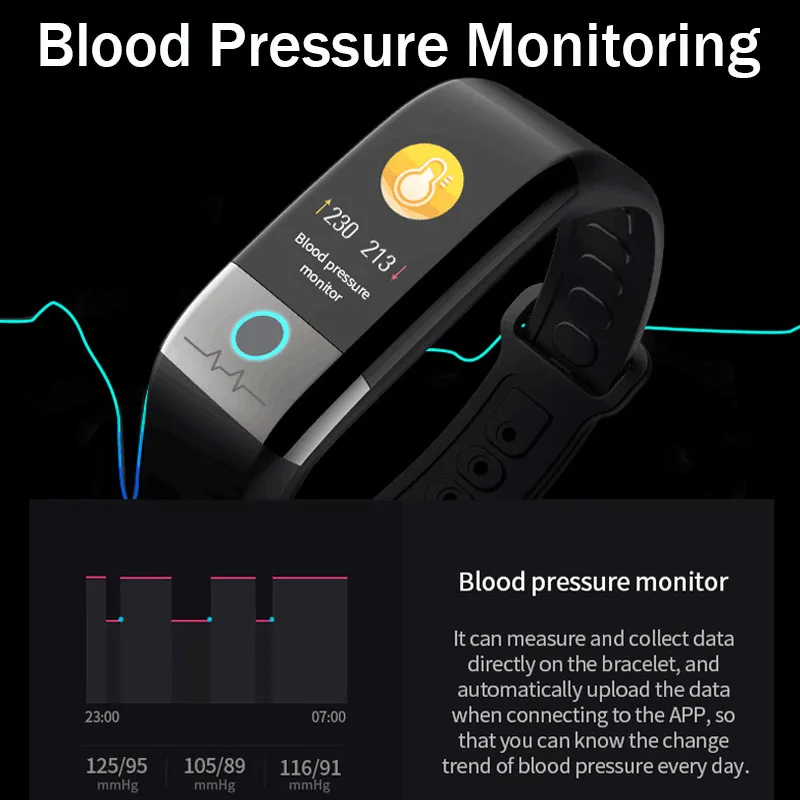 X1 Спортивные Bluetooth мужские смарт-браслет PPG+ ECG часы кровяное давление Пульс IP67 Водонепроницаемый фитнес-трекер Smartwatch