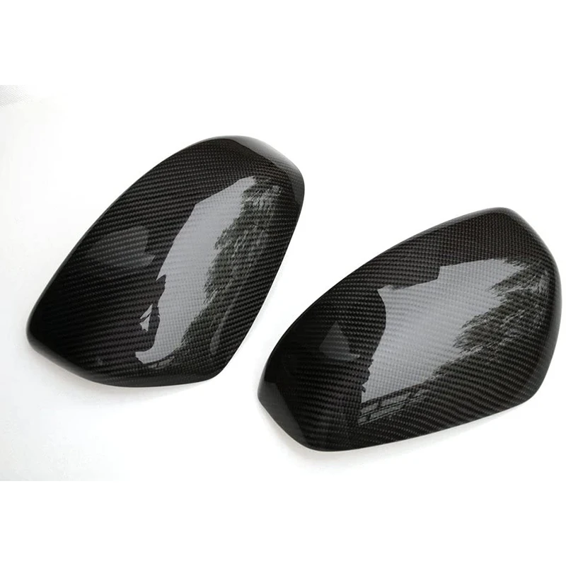 

1 Pair Rearview Mirror Cover, Carbon Fiber Side Rear View Mirror Cover Cap for Nissan 370Z Z34 2009-2019