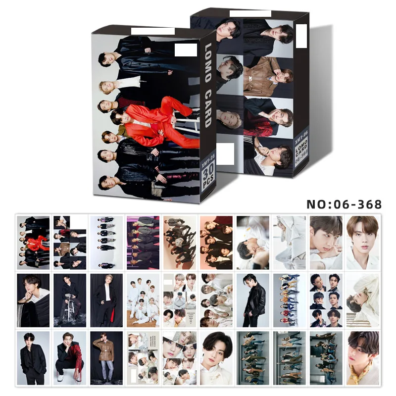 Новинка 2021 Постер Kpop Bangtan Boys Фотокарточка с ломо-картой альбом маленькая карточка