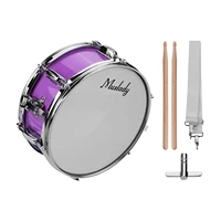 muslady 12 inch colorful jazz snare drum musical toy drum percussion instrument with drum sticks strap for children kids