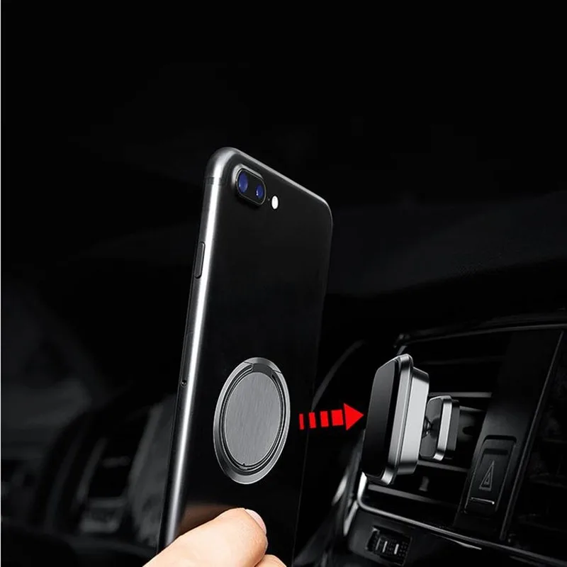 ultra thin metal stent accessories mobile phone holder stand finger ring magnetic for iphone 8 7 6 xiaomi mi8 5 plus smartphones free global shipping