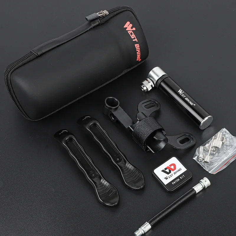 Bicycle repair kit bicycle tire pump lever tool multi function set portable bottle bag new | Спорт и развлечения