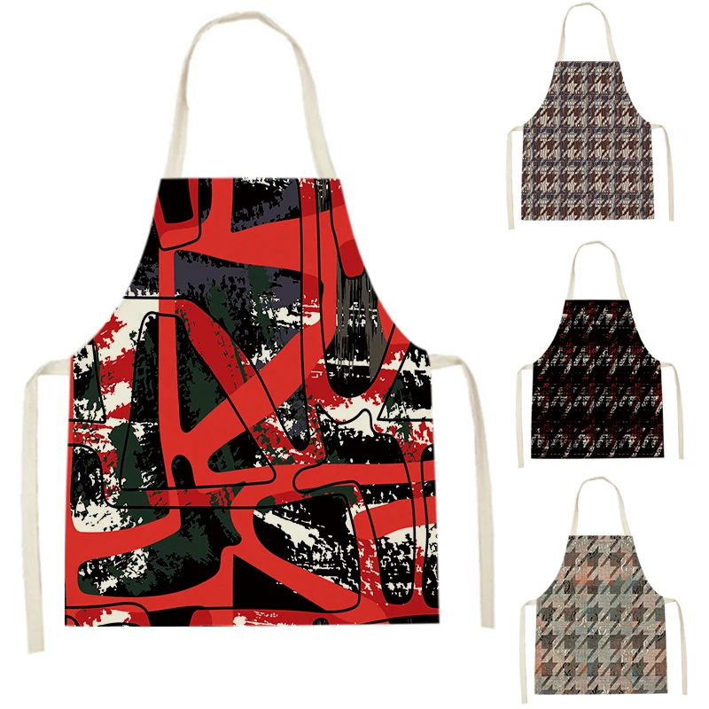 

WQL2398 Kitchen Aprons for Women Linen Bibs Household Cleaning Apron Home Waterproof Chefs Cooking Baking Apron for Child