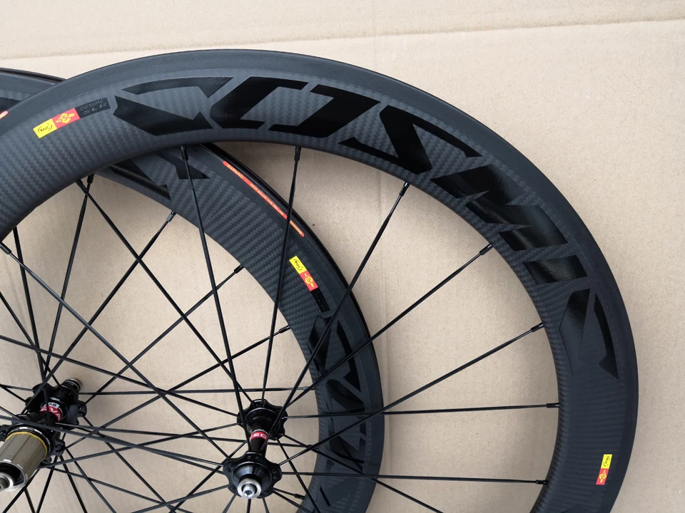 Боб саржевое плетение Mavic cosmic 700C 60 мм Глубина шоссейного велосипеда Углеродные