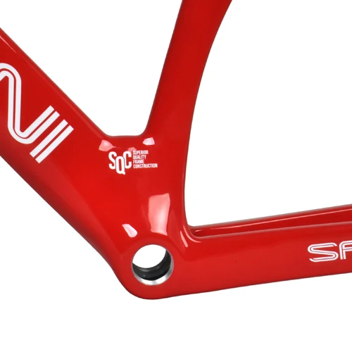 Bestellen FM128 Carbon Track Rahmen Carbon Gabel Sattelstütze 700C BSA Rot Farbe Malerei