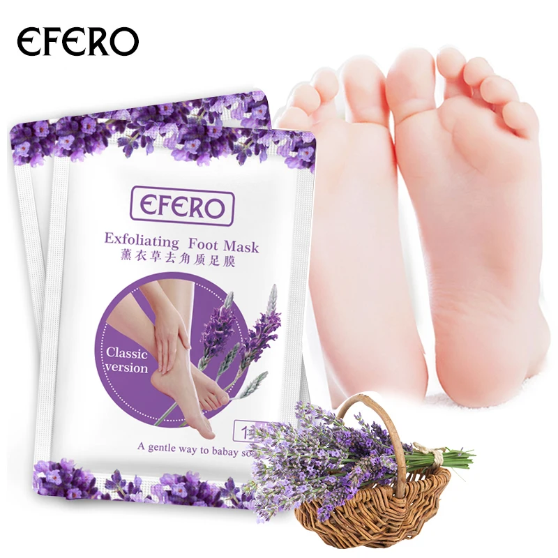 

efero Feet Exfoliating Foot Mask Skin Peeling Dead Skin Feet Mask Socks Sosu Socks for Pedicure Socks Foot Cream for Heels