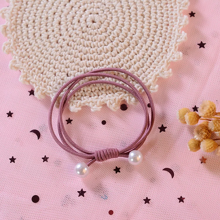 Темперамент Джокер жемчуг бисером резинки для волос круг многослойная