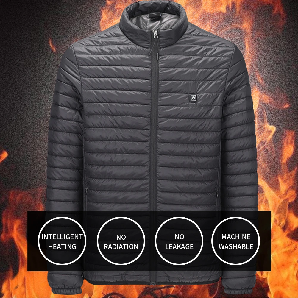 Куртки с подогревом наружный жилет пальто USB электрическим аккумулятором