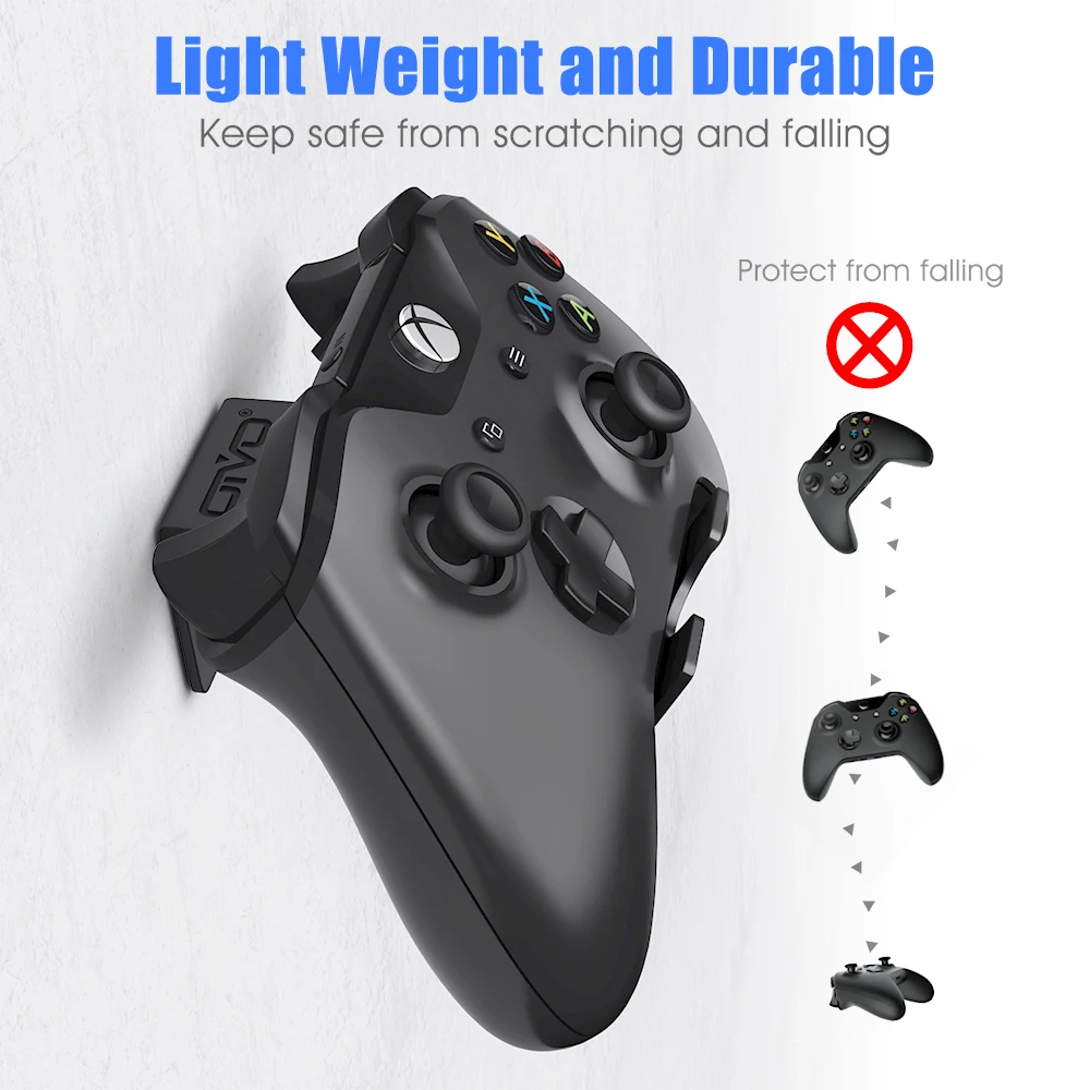 OIVO 4 PCS Game Controller Stand Holder for PS4 Controller Wall Mount Headphone Holder Universal Foldable Design Gamepad Holder images - 6